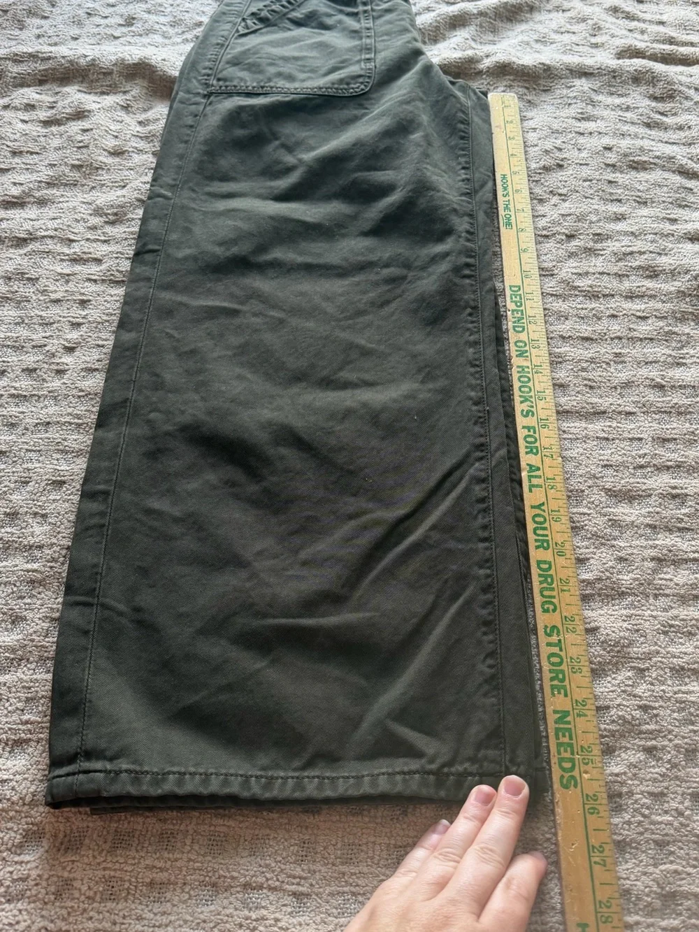 Citizens of humanity nwot Ayla olive green crop cargo pants